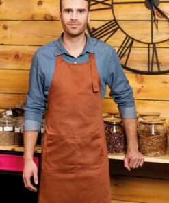 GREMBIULE POLICOTONE CON TASCA