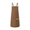 Bib Apron With Crossed Ribbons