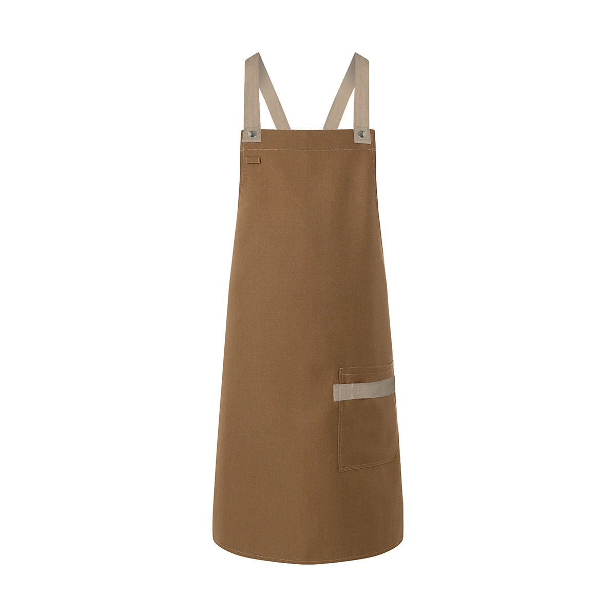 Bib Apron With Crossed Ribbons