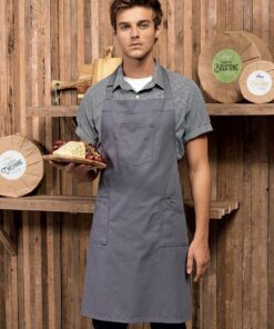 Cotton Chino Bib Apron