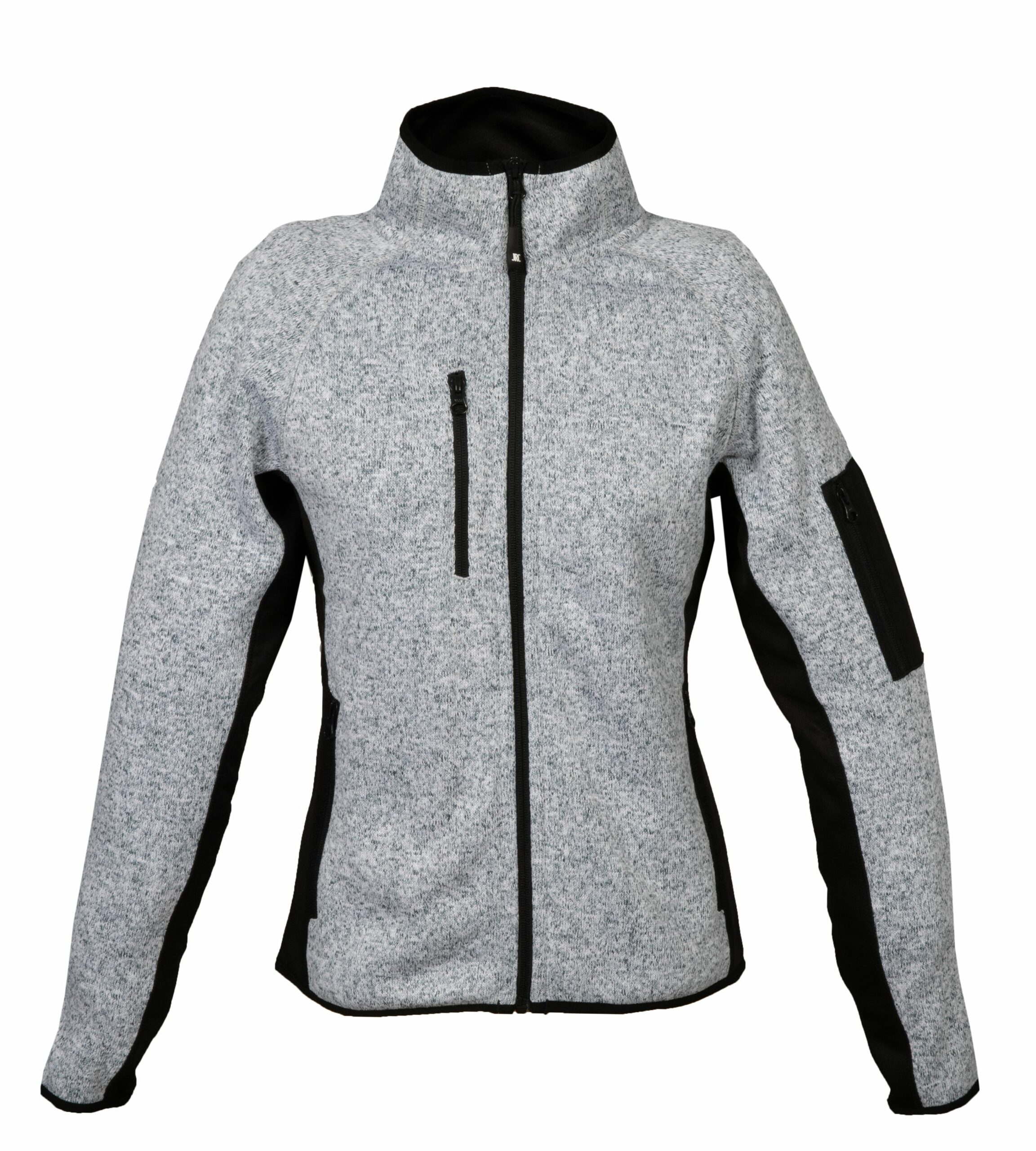 Felpa in Maglia (knitted fleece) con Inserti in Tessuto Elasticizzato Woman