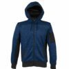 Felpa in Maglia (knitted fleece) con Cappuccio e Inserti in Tessuto Elasticizzato Man