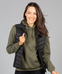 Gilet in Tessuto Ibrido Woman