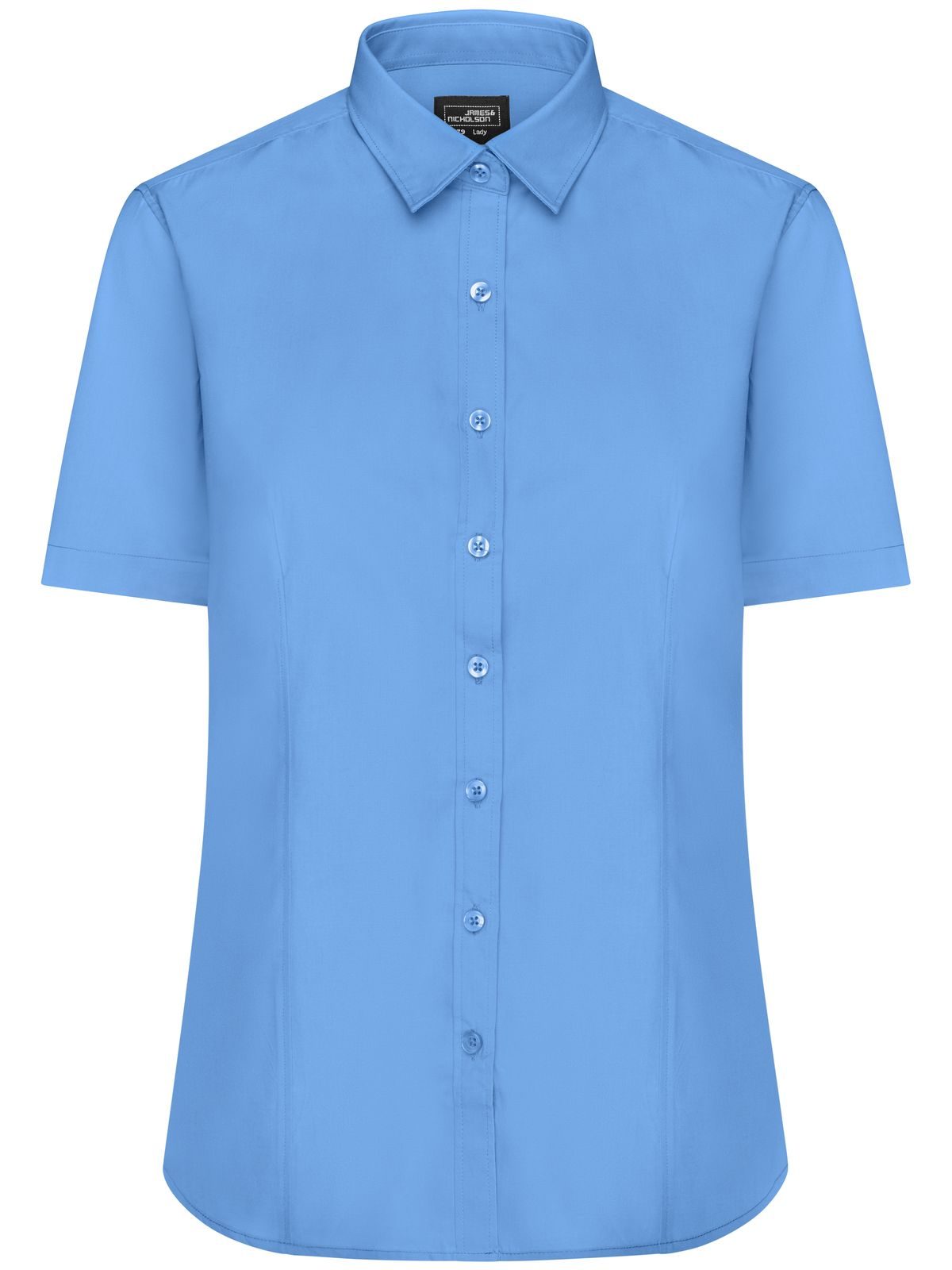 Women Shirt Shortsleeve Poplin