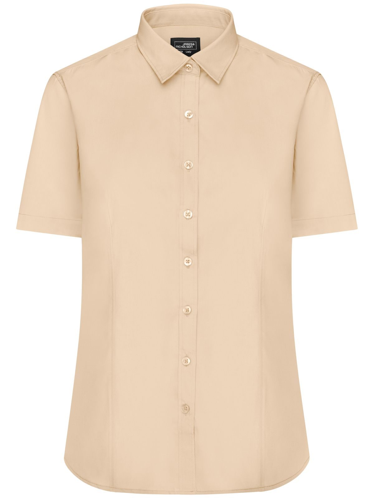 Women Shirt Shortsleeve Poplin