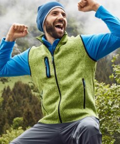 Men Knitted Fleece Vest