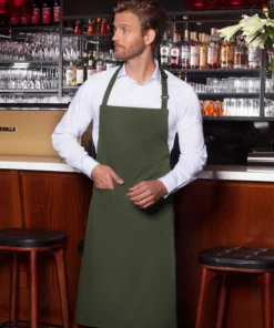 Bistro Apron Basic With Buckle And Pocket