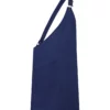Asymmetrical Bib Apron with Pocket