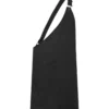 Asymmetrical Bib Apron with Pocket