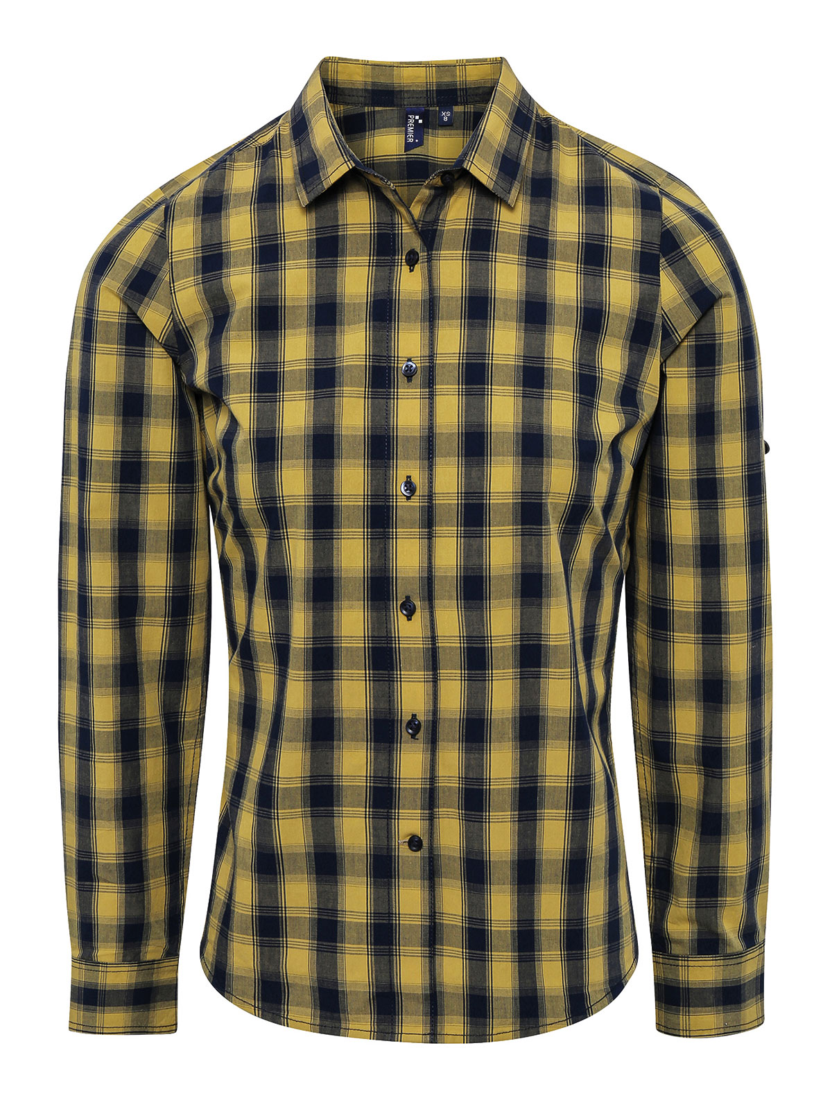 Women LSL 'Mulligan' Check Cotton Bar Shirt t