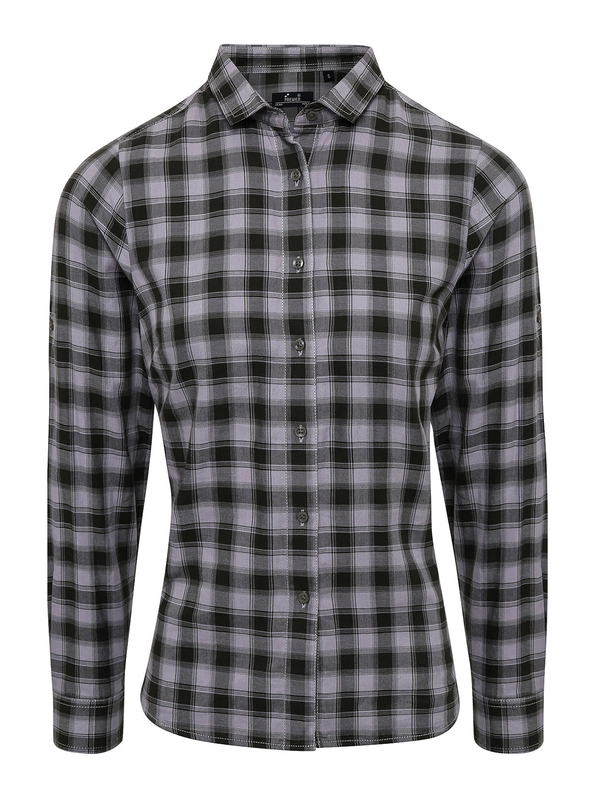 Women LSL 'Mulligan' Check Cotton Bar Shirt t