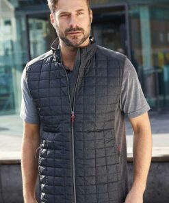 Men Knitted Hybrid Vest
