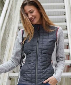 Women Knitted Hybrid Jacket Without Cap