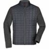 Men Knitted Hybrid Jacket Without Cap
