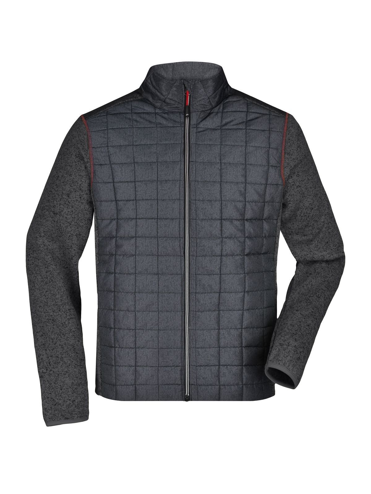Men Knitted Hybrid Jacket Without Cap