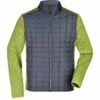 Men Knitted Hybrid Jacket Without Cap