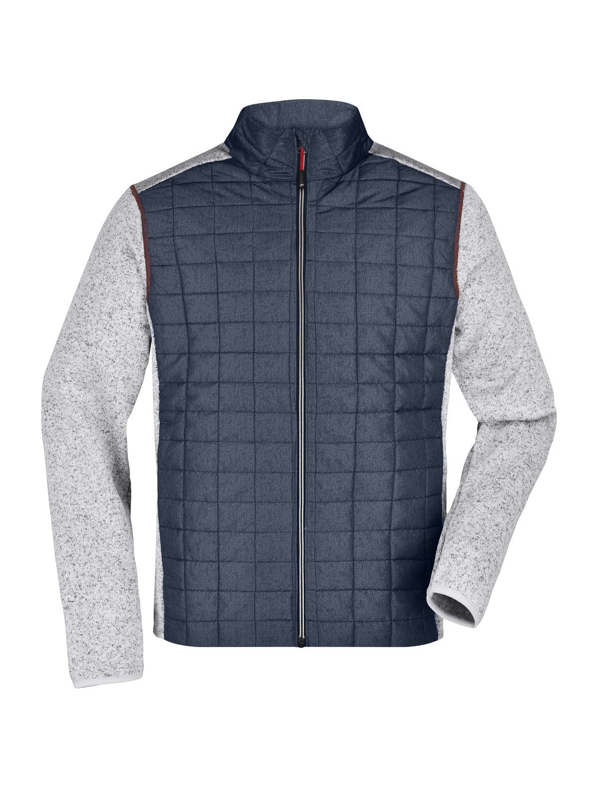 Men Knitted Hybrid Jacket Without Cap