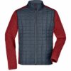Men Knitted Hybrid Jacket Without Cap