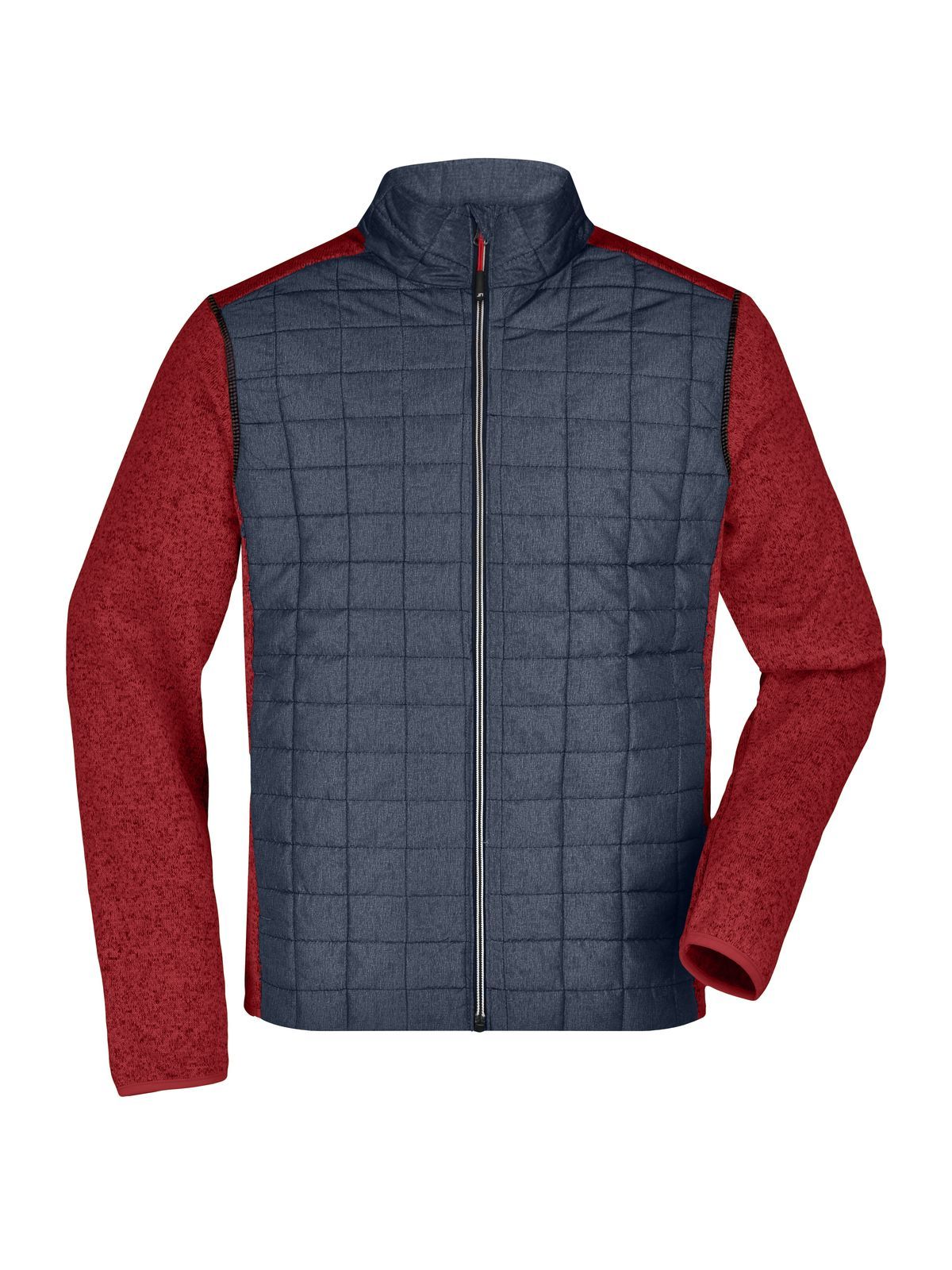 Men Knitted Hybrid Jacket Without Cap