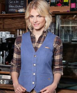 Women Waistcoat Jeans-Style