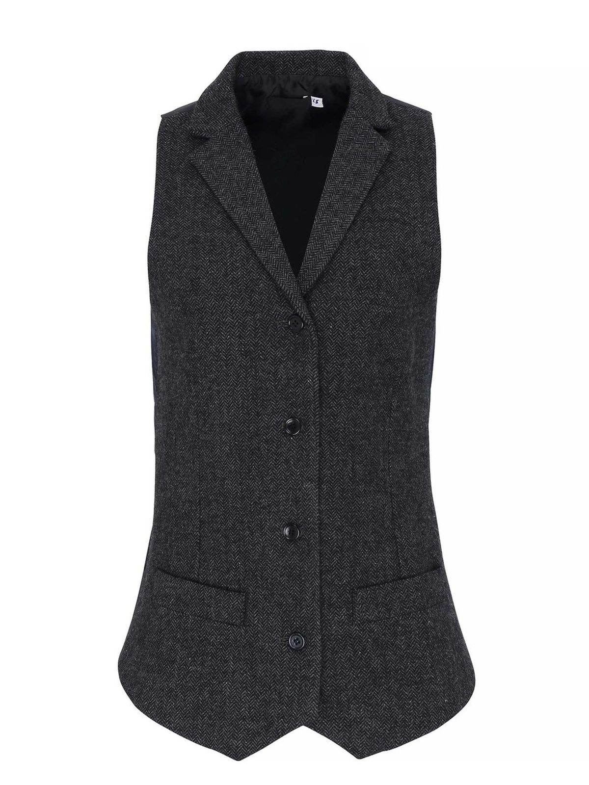 Women Herringbone Waistcoat