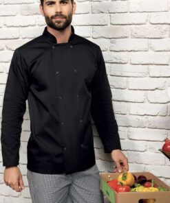 Long Sleeve Press Stud Chef's Jacket