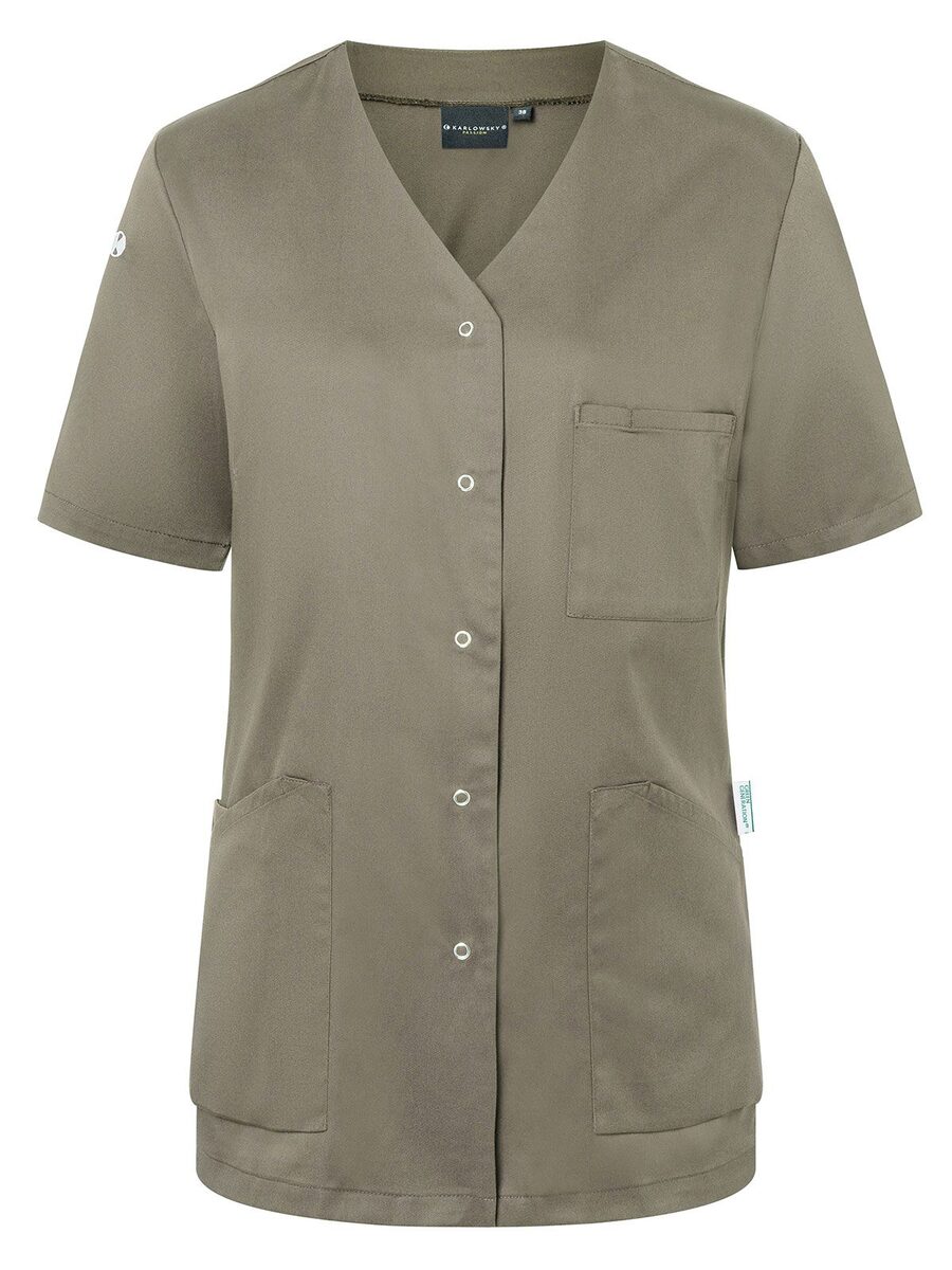 Ladies Work Smock With Press Studs - Essential