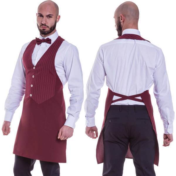 Grembiule gessato unisex