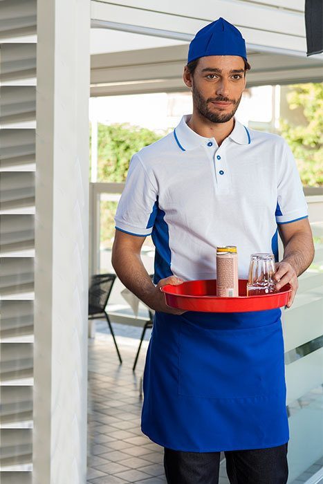 Grembiule corto unisex