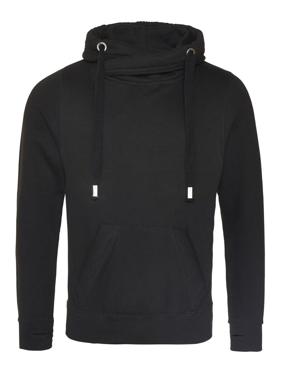 Cross Neck Hoodie
