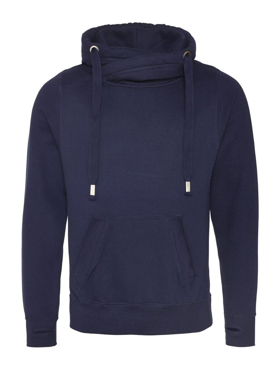 Cross Neck Hoodie