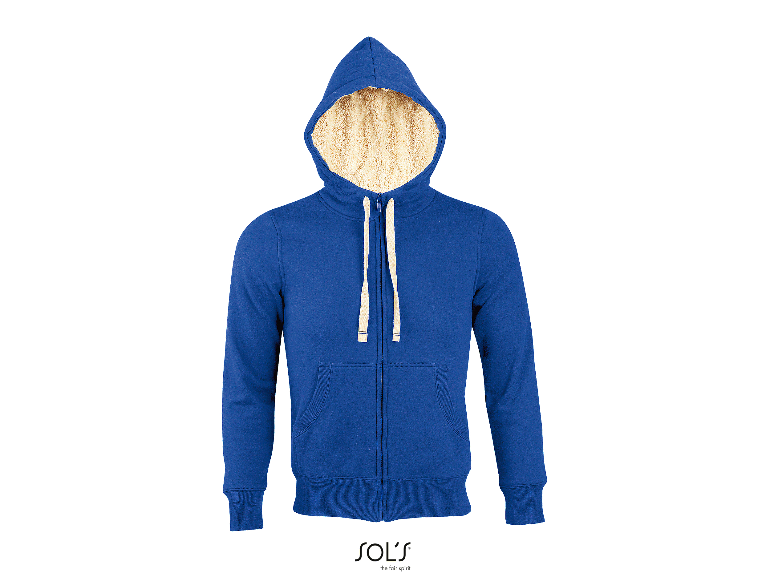 Felpa Unisex Con Cappuccio Sherpa