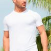 T-shirt Uomo Elasticizzata Collo a V