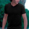 T-shirt Uomo Elasticizzata Collo a V