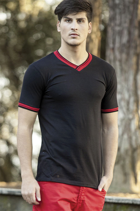 T-shirt Uomo Collo a V
