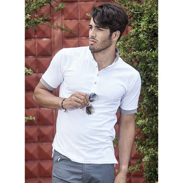 Polo Uomo Collo Coreano