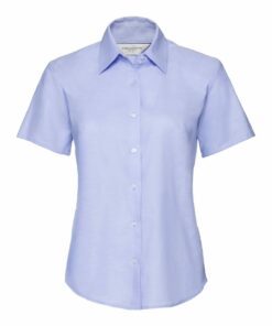 Women Short Sleeve Easy Care Oxford Shirt