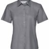 Women Short Sleeve Easy Care Oxford Shirt