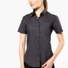 Camicia donna in popeline manica corta