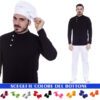 Unisex Long Sleeve Polo Chef