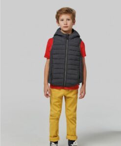 Gilet bambino con cappuccio