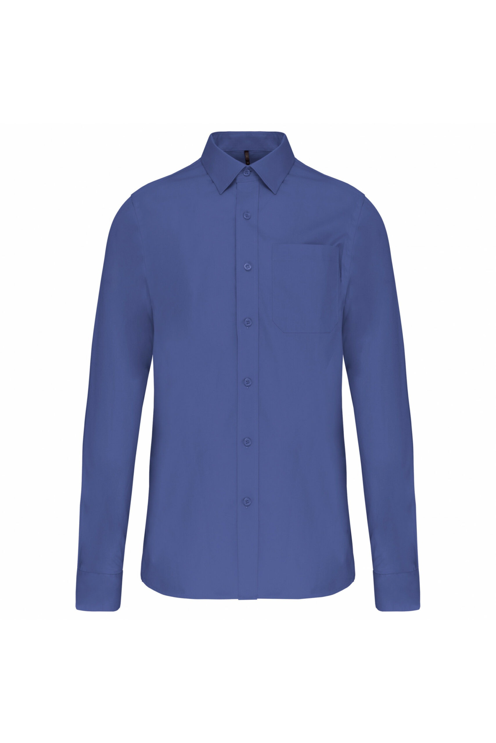 Camicia uomo in popeline manica lunga