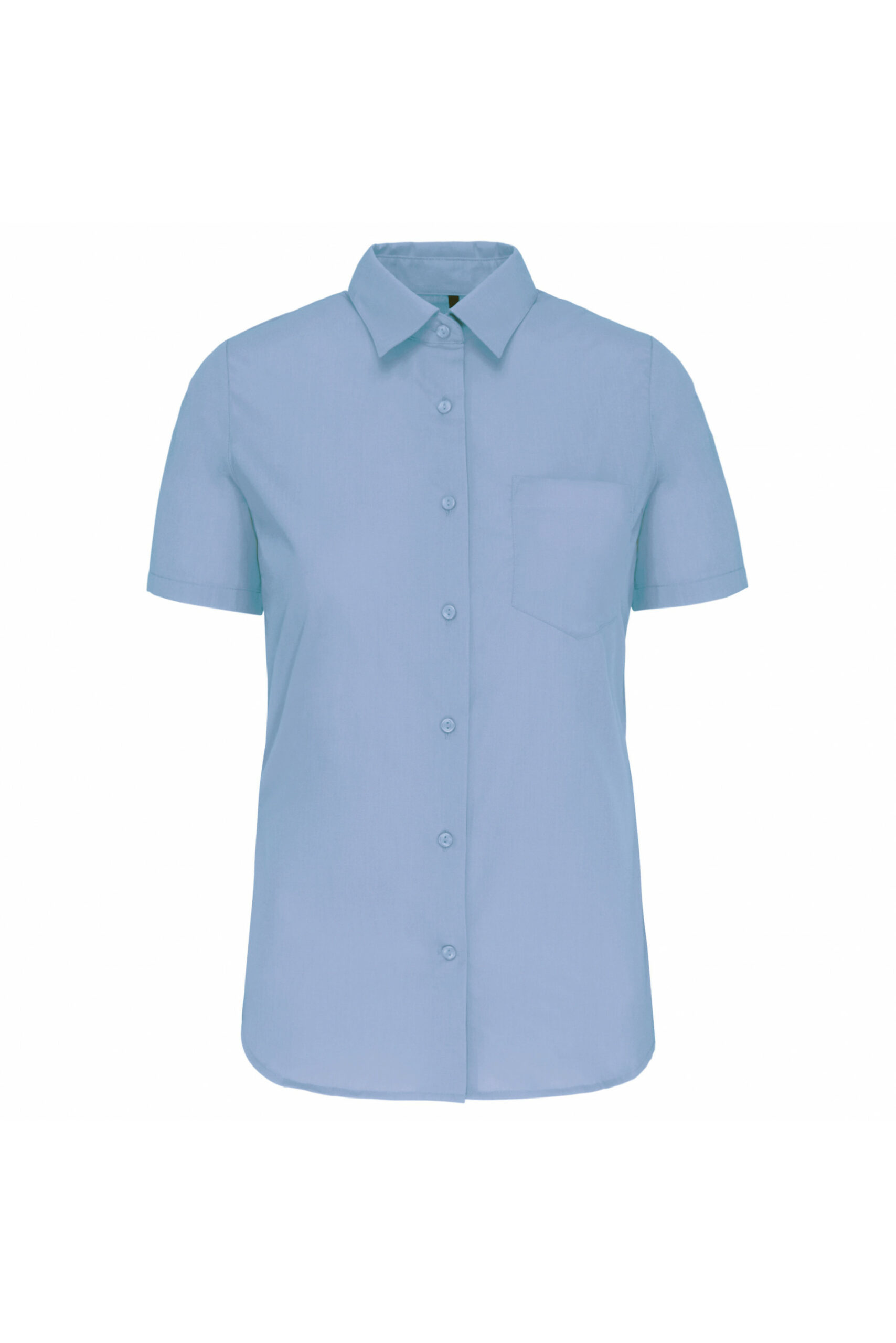 Camicia donna in popeline manica corta