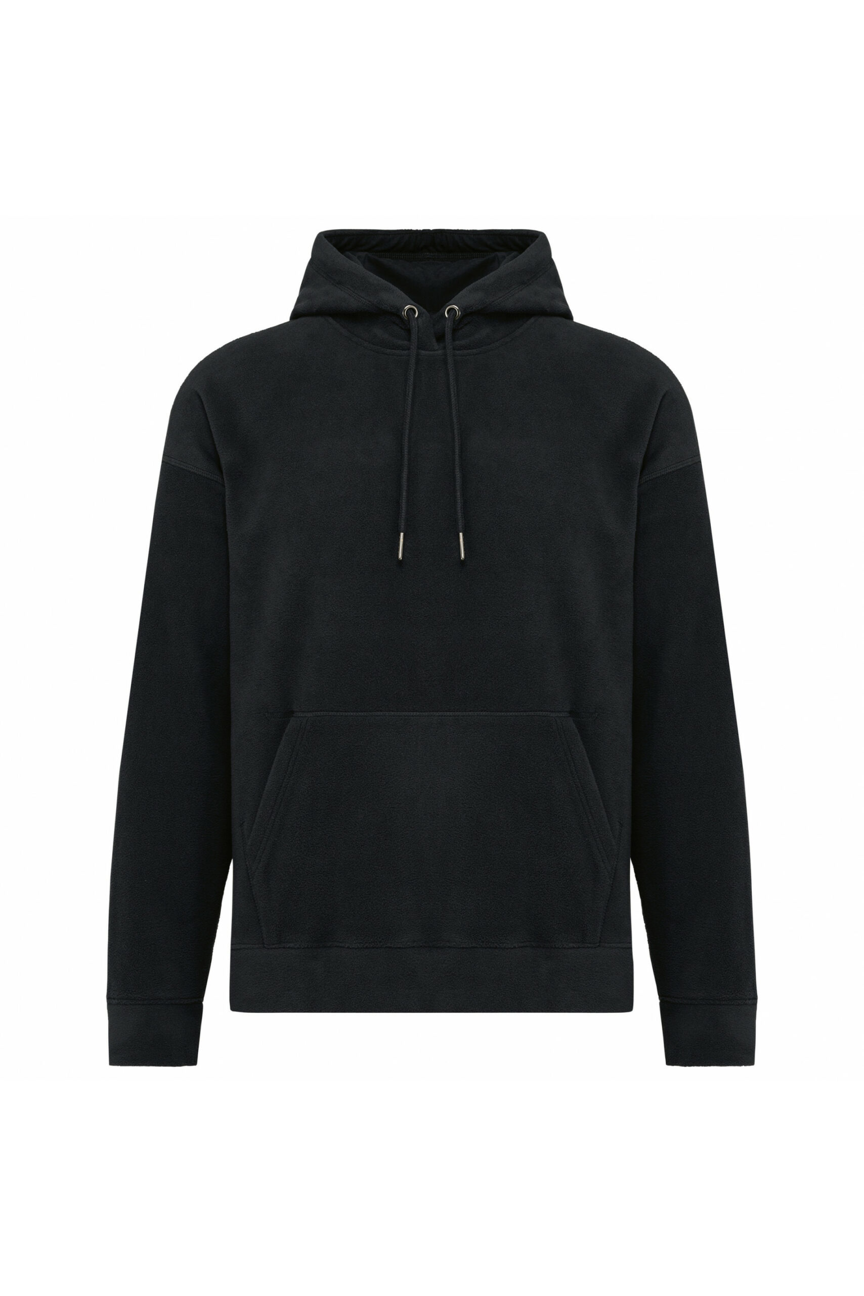 Felpa unisex con cappuccio oversize in pile riciclato