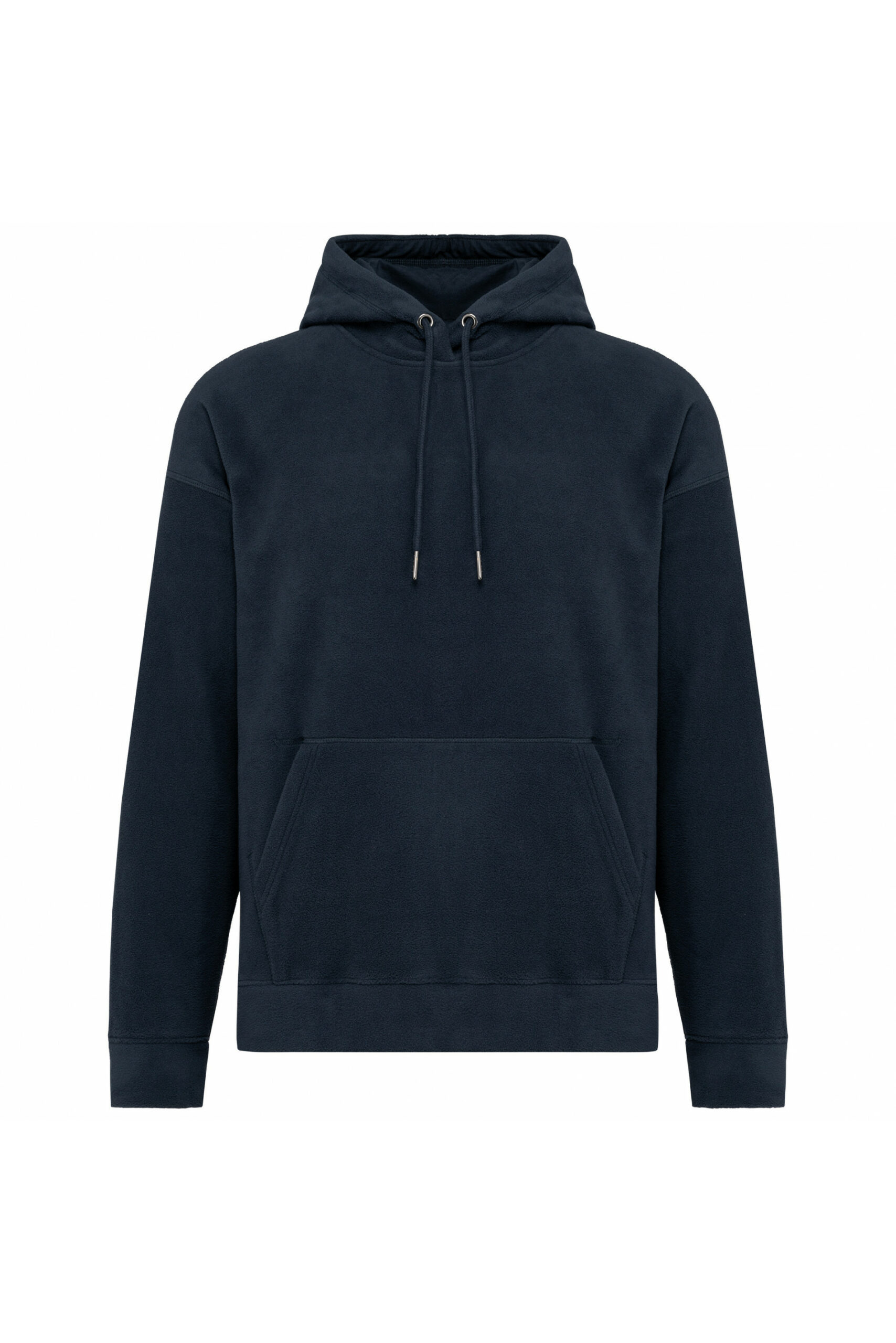 Felpa unisex con cappuccio oversize in pile riciclato