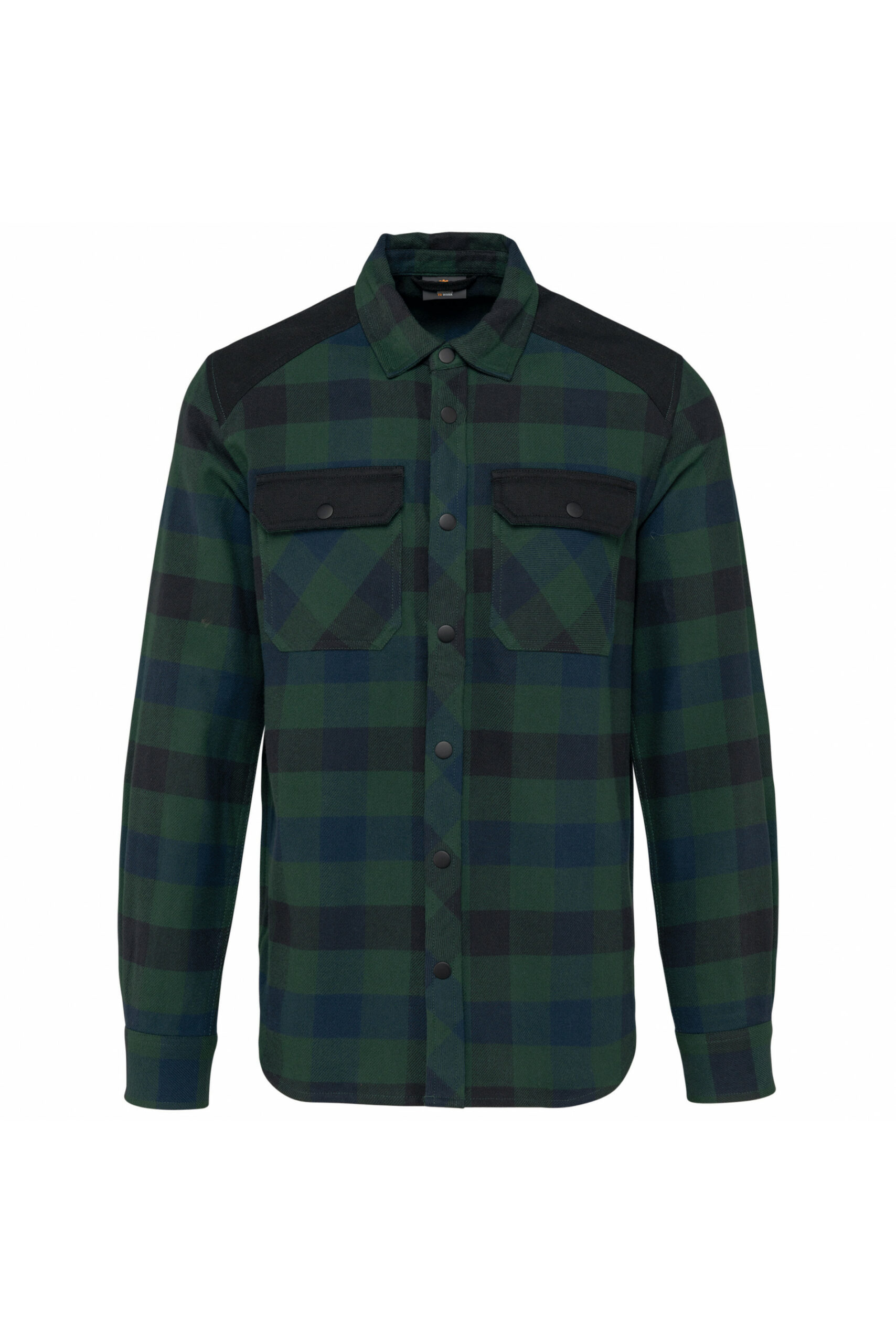 Camicia uomo a quadri con tasche