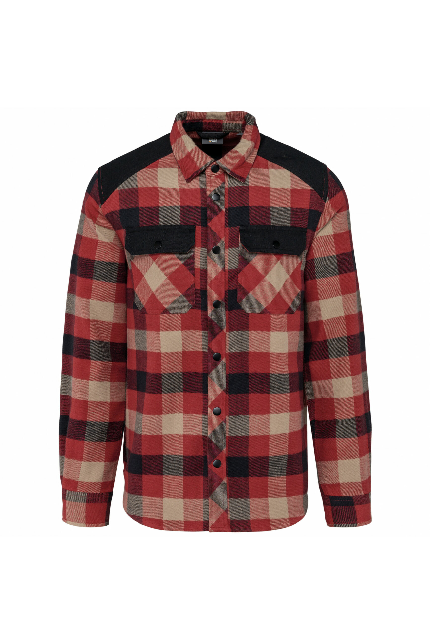 Camicia uomo a quadri con tasche