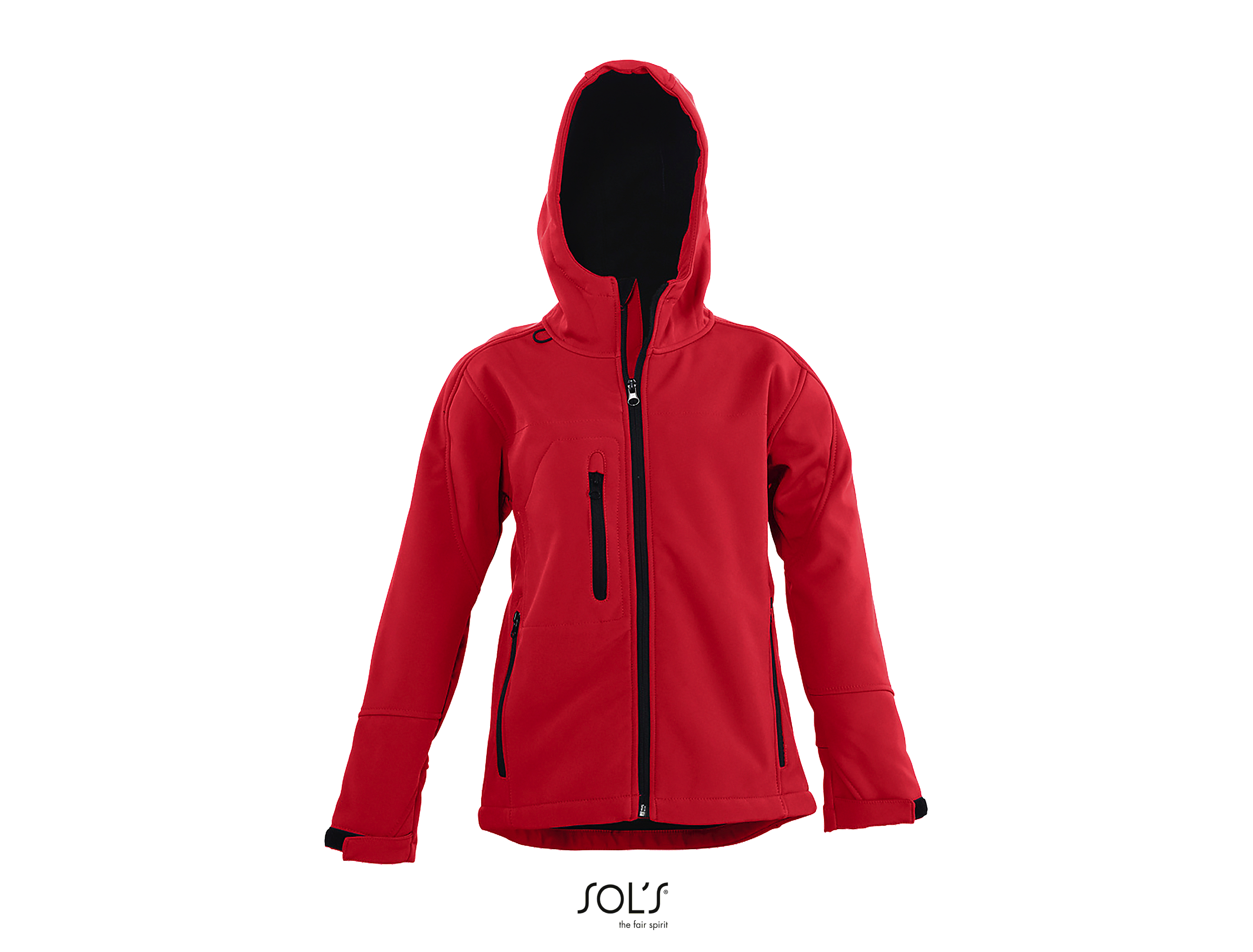 Giacca Soft Shell Bambino con Cappuccio