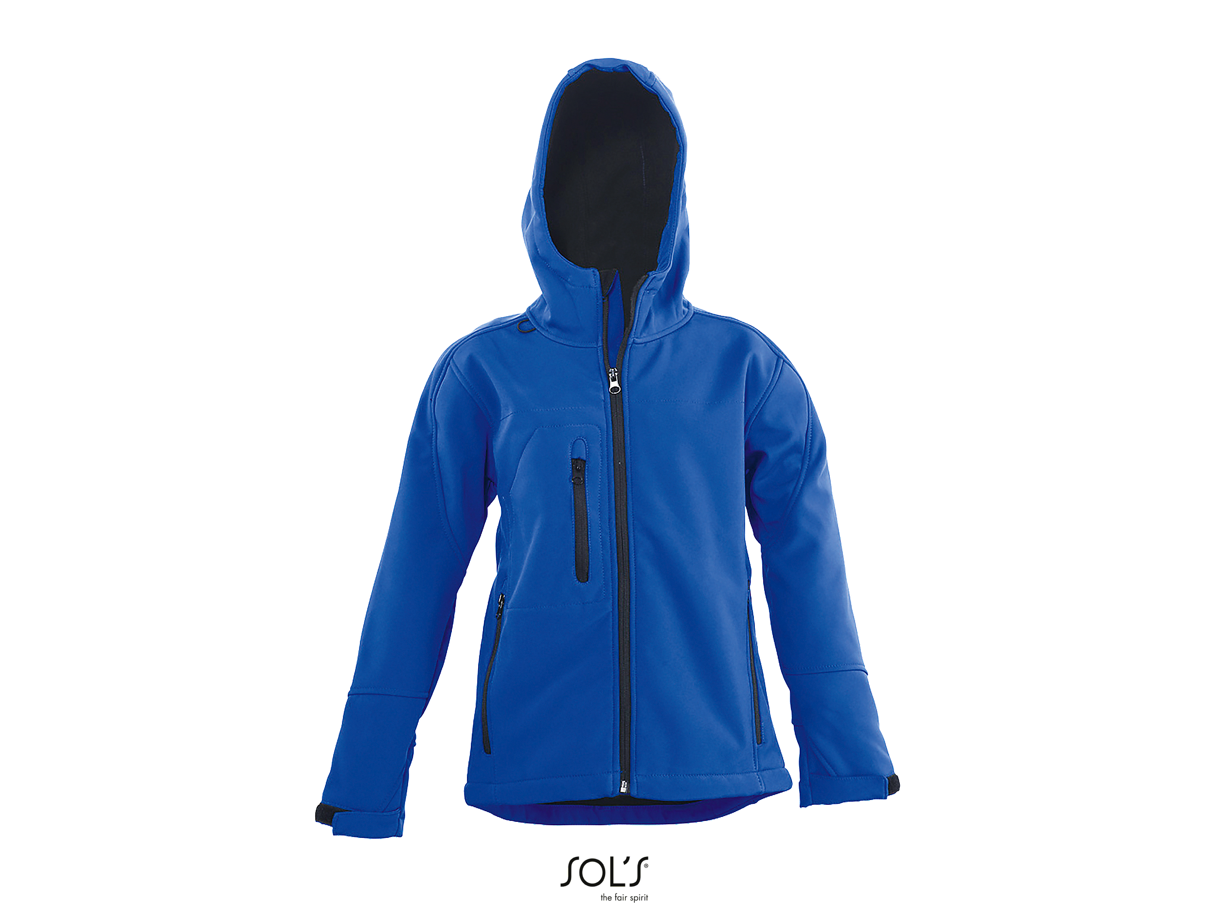 Giacca Soft Shell Bambino con Cappuccio