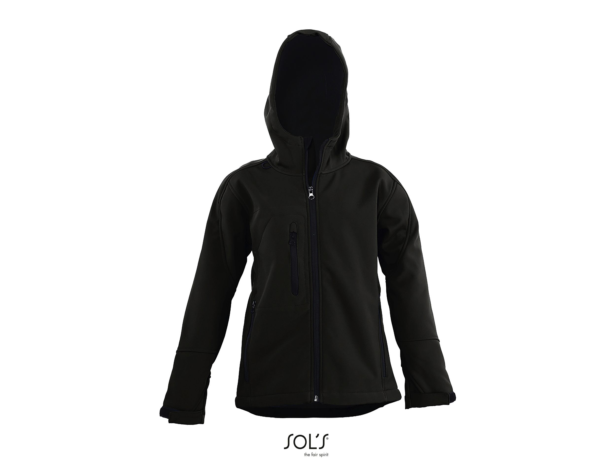 Giacca Soft Shell Bambino con Cappuccio